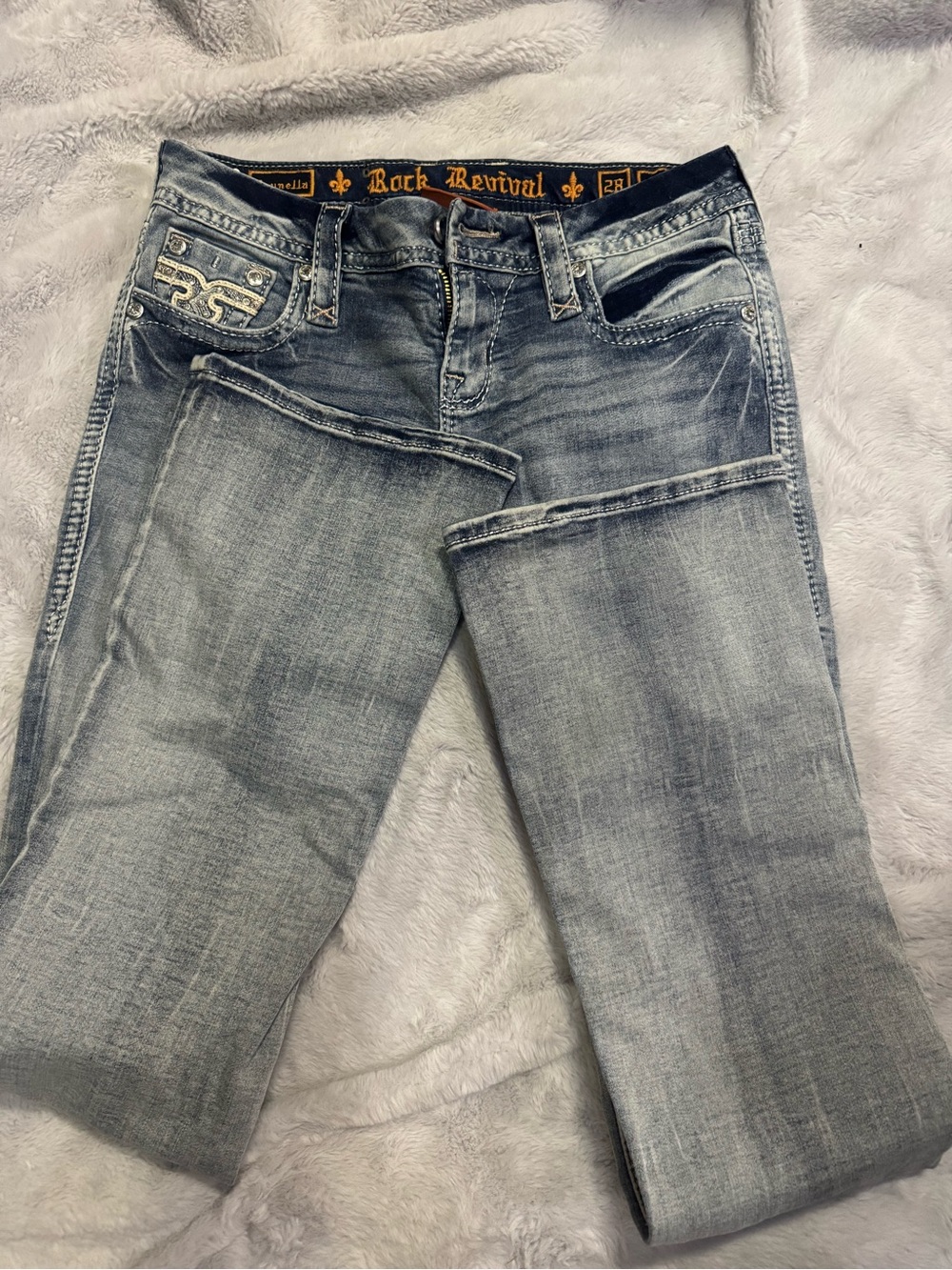 Rock Revival Women's Light Blue Boot Cut Jeans